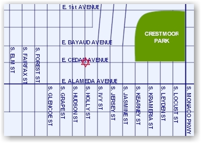 EDOS neighborhood map